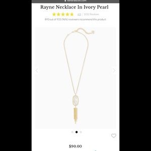 Kendra Scott Rayne necklace